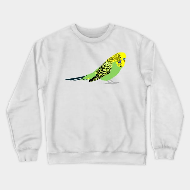 Budgie Crewneck Sweatshirt by stargatedalek